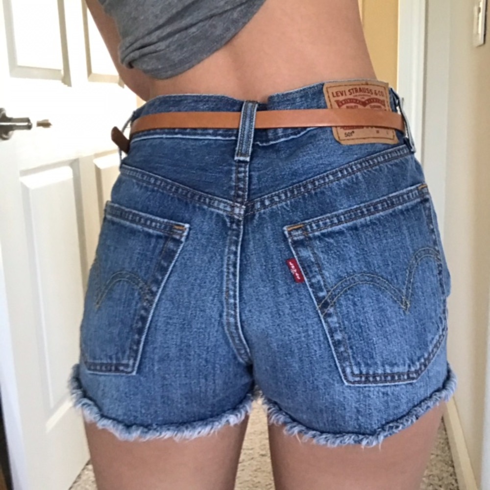 Levi’s high waisted shorts